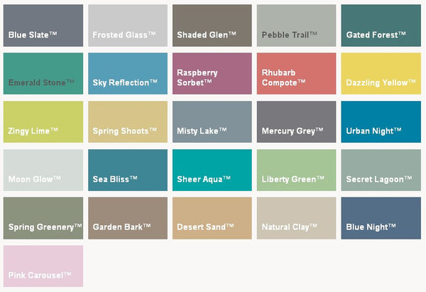 Hammerite Colour Chart