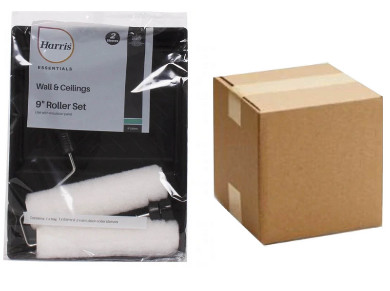 Harris Essentials Paint Roller Kit 9" (Box of 8)