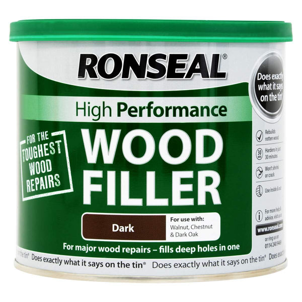 Ronseal High Performance Wood Filler Dark 550g