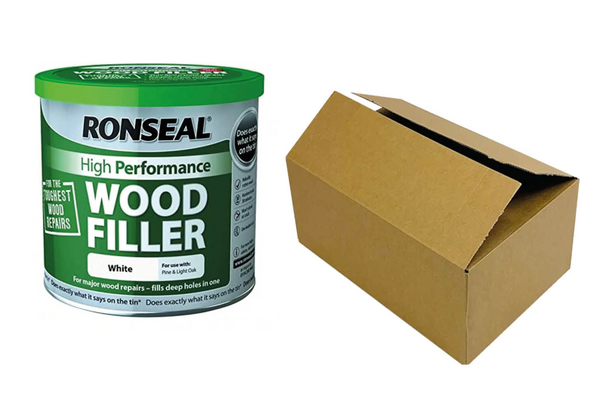 Ronseal High Performance Wood Filler 550g (Box of 6)