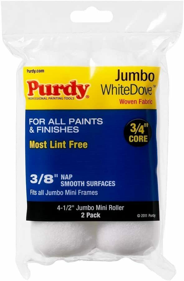 Purdy White Dove Jumbo Sleeve 4.5" 2PK